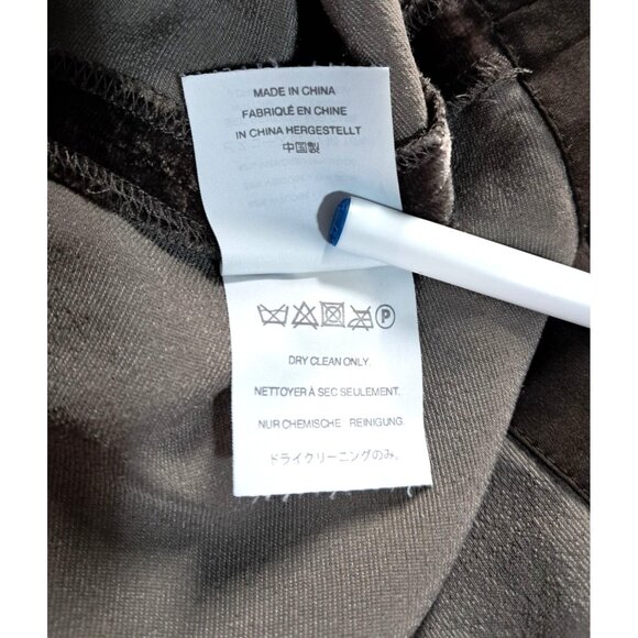 Madewell Velvet Cutout Top Womens S Keyhole Back Choker Front Milk Chocolate Bro - Picture 12 of 13